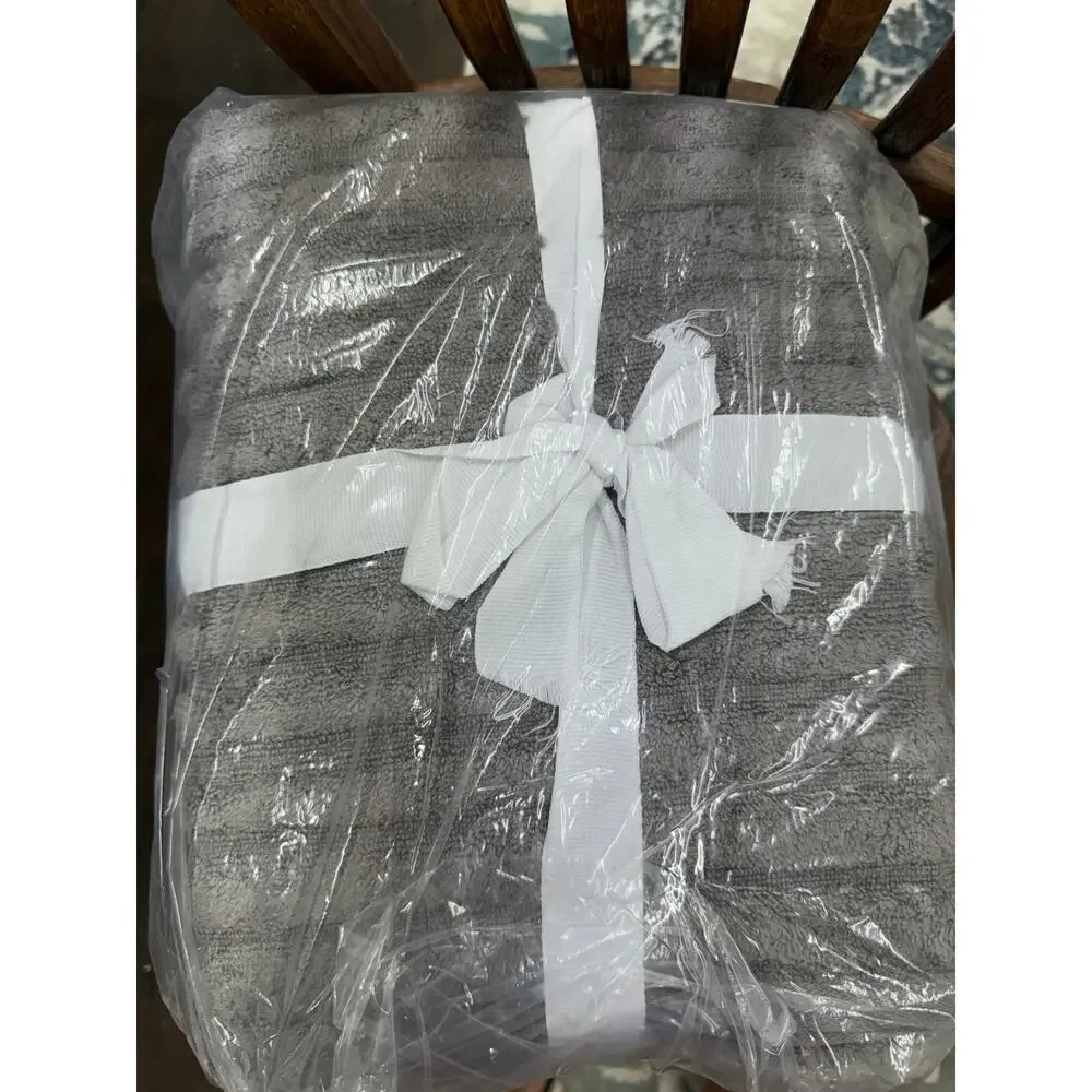 Royal Velvet 6-Piece Luxuxry Cotton Towel Set Grey 100% Cotton